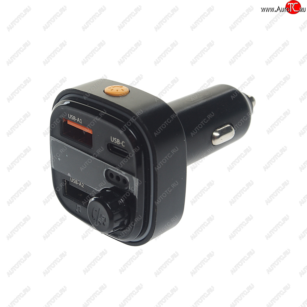959 р. Устройство зарядное в прикуриватель с трансмиттером (bluetooth,hands free) черное XO XO bcc08 black  с доставкой в г. Кемерово