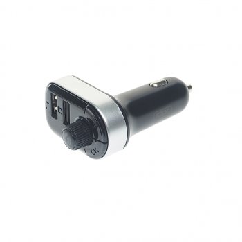 969 р. Устройство зарядное в прикуриватель с трансмиттером (bluetooth,hands free) черное XO XO bcc10 black  с доставкой в г. Кемерово. Увеличить фотографию 1