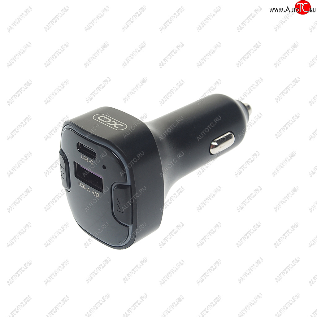 1 039 р. Устройство зарядное в прикуриватель с трансмиттером (bluetooth,hands free) черное XO XO bcc12  с доставкой в г. Кемерово