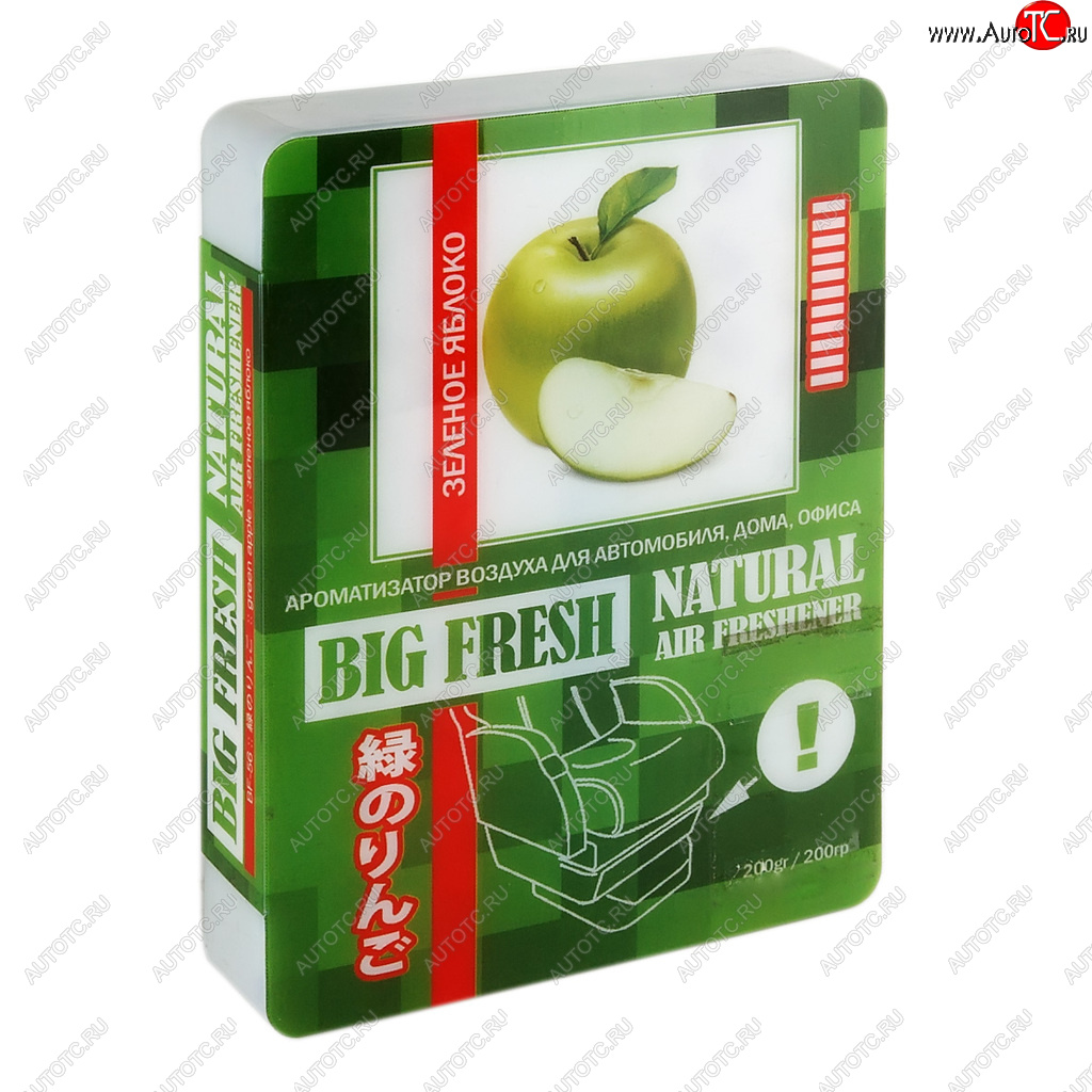 619 р. Ароматизатор под сиденье гелевый (яблоко зеленое) Big Fresh FKVJP FKVJP bf-56 FKVJP bf-56  с доставкой в г. Кемерово