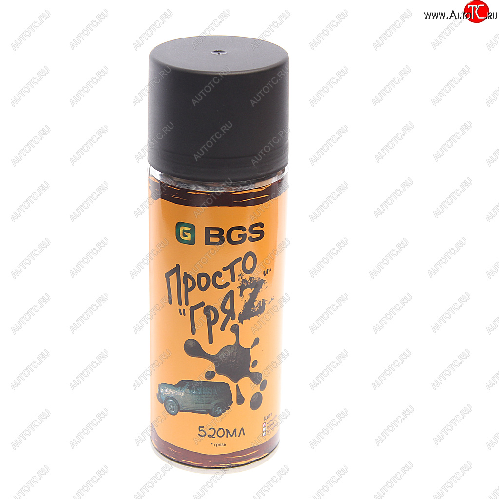 779 р. Автогрязь аэрозоль чернозем т-серая 520мл BGS BGS bgs-02  с доставкой в г. Кемерово