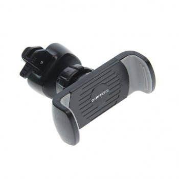 299 р. Держатель телефона на дефлектор BOROFONE BOROFONE bh61 black gray  с доставкой в г. Кемерово. Увеличить фотографию 1