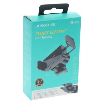 889 р. Держатель телефона на дефлектор BOROFONE BOROFONE bh66 black metal gray  с доставкой в г. Кемерово. Увеличить фотографию 4
