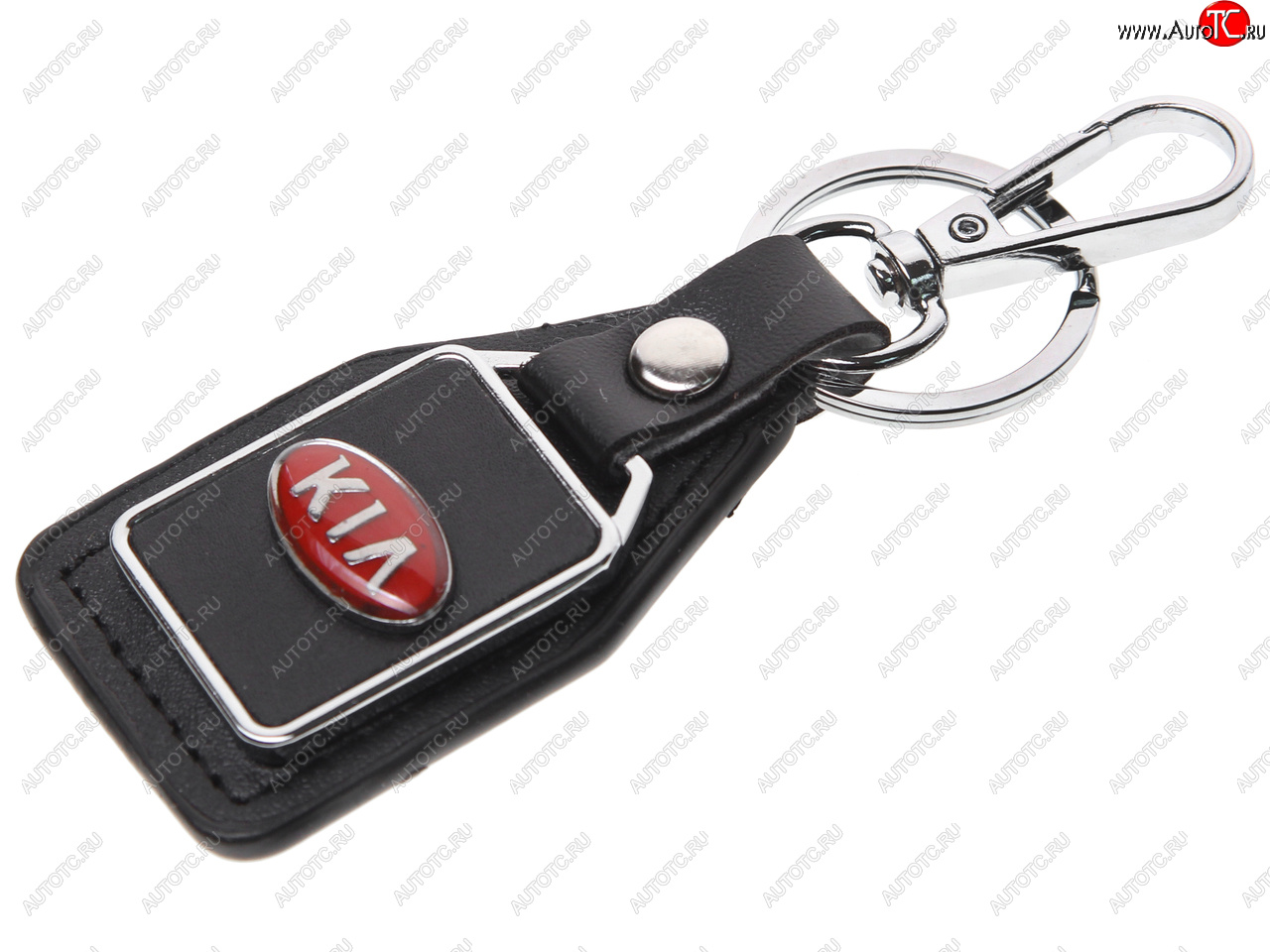 189 р. Брелок  KIA черный, металл, кожа MASHINOKOM MASHINOKOM bkn 019  с доставкой в г. Кемерово