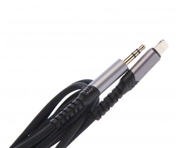 559 р. Переходник iPhone (5-) на jack 3.5 BOROFONE BOROFONE bl15 metal gray BOROFONE bl15 metal gray  с доставкой в г. Кемерово. Увеличить фотографию 2