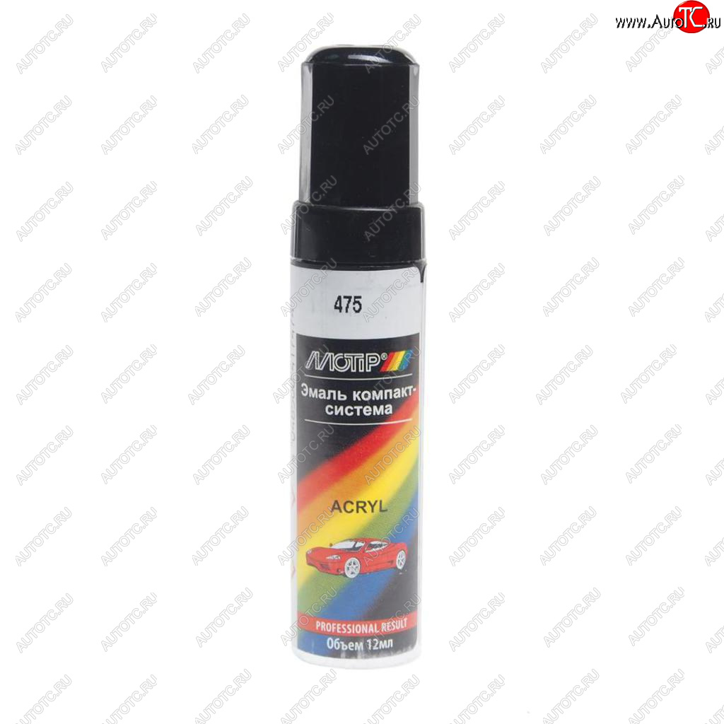 299 р. Краска черный сапфир с кистью 12мл BMW 475 MOTIP MOTIP bmw 475 cherniy sapfir me12ml  с доставкой в г. Кемерово