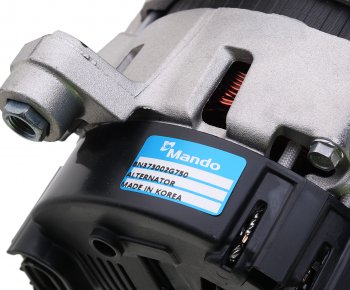 27 849 р. Генератор HYUNDAI Santa Fe (12-) (2.4) KIA Sorento (12-) (2.4) (130A,13.5V) MANDO MANDO bn373002g750 MANDO bn373002g750  с доставкой в г. Кемерово. Увеличить фотографию 3