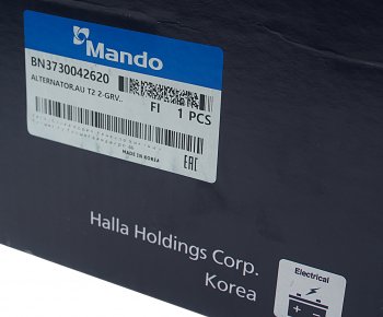 28 549 р. Генератор HYUNDAI Porter (65А,12V) MANDO MANDO bn3730042620  с доставкой в г. Кемерово. Увеличить фотографию 5