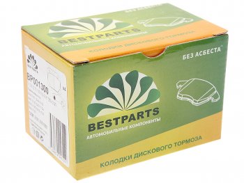 449 р. Комплект передних колодок дисковых тормозов (4 шт.) BESTPARTS Лада 2101 (1970-1988)  с доставкой в г. Кемерово. Увеличить фотографию 2