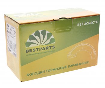 769 р. Колодки тормозные ВАЗ-2108-2115,1118 задние (4шт.) BESTPARTS BESTPARTS bp001311  с доставкой в г. Кемерово. Увеличить фотографию 3