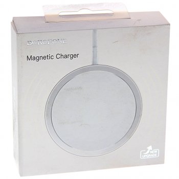 1 399 р. Устройство зарядное беспроводное для iPhone (12-) BOROFONE BOROFONE bq9 silver BOROFONE bq9 silver  с доставкой в г. Кемерово. Увеличить фотографию 3