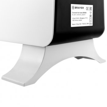 5 549 р. Конвектор 2.00кВт (25кв.м) напольный бело-черный BRAYER BRAYER br4883  с доставкой в г. Кемерово. Увеличить фотографию 6
