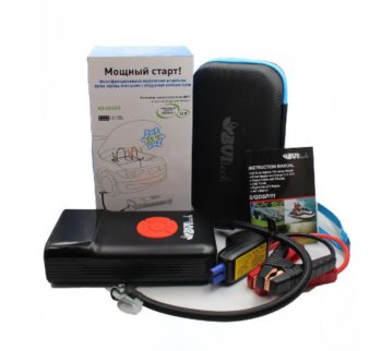 12 449 р. Устройство пусковое 12V 1200A 11000мАч (power bank) (компрессор, фонарь) BVITECH BVITECH bs-093asqdsp11  с доставкой в г. Кемерово. Увеличить фотографию 1
