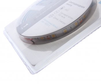 699 р. Лента светодиодная гибкая 10W 3м IP65 12V холодный белый (блистер) Basic GAUSS GAUSS bt052 GAUSS bt052  с доставкой в г. Кемерово. Увеличить фотографию 2