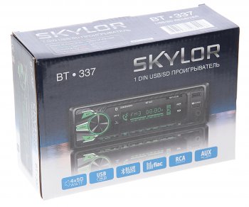 1 999 р. Магнитола автомобильная 1DIN SKYLOR SKYLOR bt-337  с доставкой в г. Кемерово. Увеличить фотографию 3