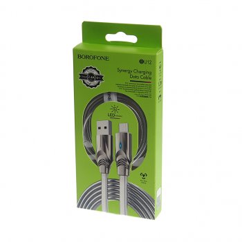 277 р. Кабель micro USB 1.2м серый BOROFONE BOROFONE bu12 silver  с доставкой в г. Кемерово. Увеличить фотографию 2