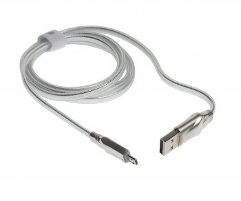 277 р. Кабель micro USB 1.2м серый BOROFONE BOROFONE bu12 silver  с доставкой в г. Кемерово. Увеличить фотографию 1