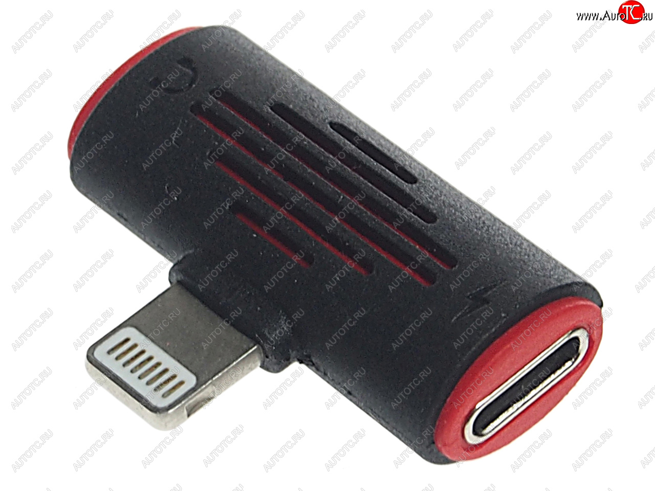 274 р. Переходник iPhone (5-) на 2 iPhone (5-) черный BOROFONE BOROFONE bv6 black  с доставкой в г. Кемерово