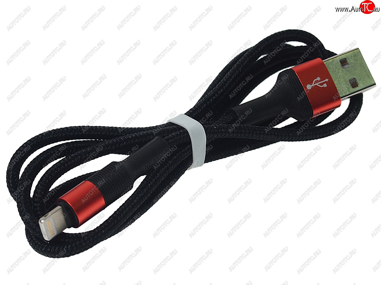 187 р. Кабель iPhone (5-) 1м красный BOROFONE BOROFONE bx21 red  с доставкой в г. Кемерово