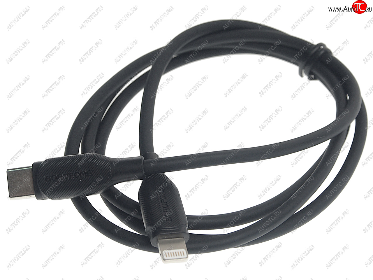 349 р. Кабель iPhone (5-)-USB Type C 1м черный BOROFONE BOROFONE bx42 black  с доставкой в г. Кемерово
