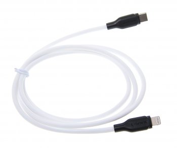 295 р. Кабель iPhone (5-)-USB Type C 1м белый BOROFONE BOROFONE bx42 white BOROFONE bx42 white  с доставкой в г. Кемерово. Увеличить фотографию 1