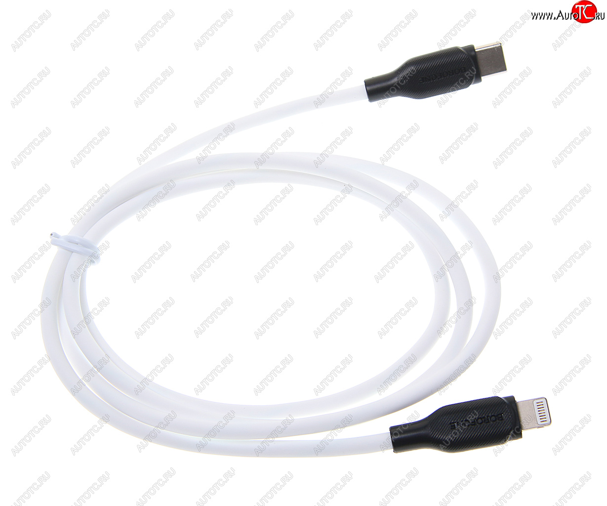 295 р. Кабель iPhone (5-)-USB Type C 1м белый BOROFONE BOROFONE bx42 white BOROFONE bx42 white  с доставкой в г. Кемерово