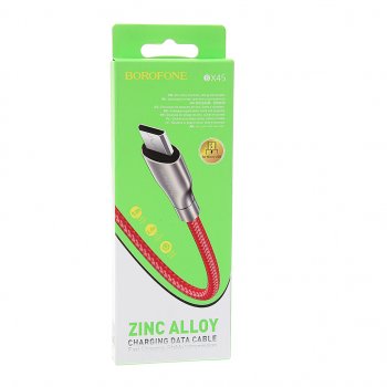 164 р. Кабель micro USB 1м красный BOROFONE BOROFONE bx45 red  с доставкой в г. Кемерово. Увеличить фотографию 2