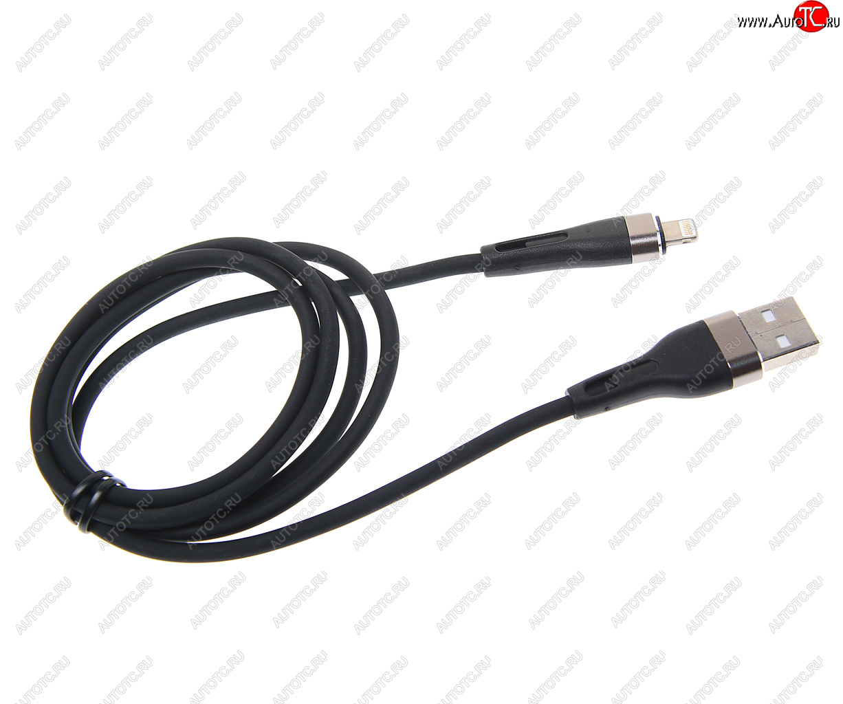 247 р. Кабель iPhone (5-) 1м черный BOROFONE BOROFONE bx46 black  с доставкой в г. Кемерово