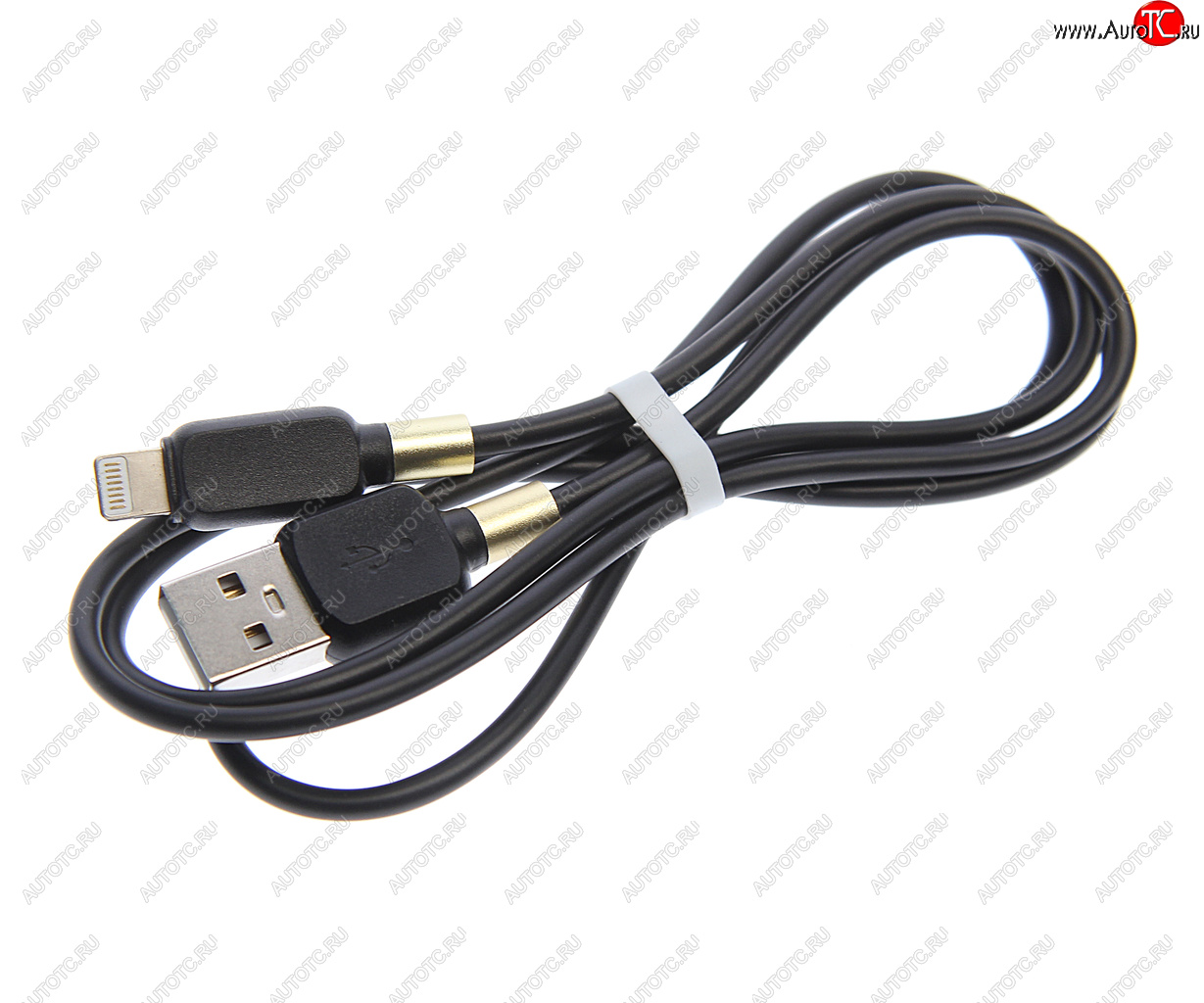 141 р. Кабель iPhone (5-) 1м черный BOROFONE BOROFONE bx59 black  с доставкой в г. Кемерово