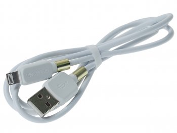 182 р. Кабель iPhone (5-) 1м белый BOROFONE BOROFONE bx59 white  с доставкой в г. Кемерово. Увеличить фотографию 1