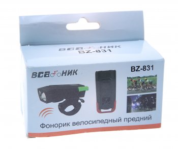 1 289 р. Фонарь велосипедный передний NO NAME bz-831  с доставкой в г. Кемерово. Увеличить фотографию 3