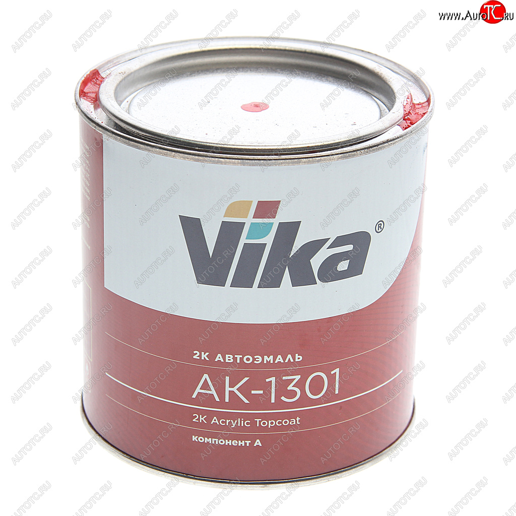 1 459 р. Краска красная RAL 3020 акрил 850г VIKA VIKA ц0012431  с доставкой в г. Кемерово