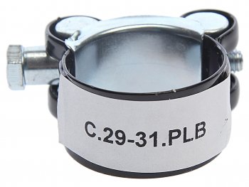 117 р. Хомут силовой d=029-031 (30) черный COMFORT COMFORT c.029-031.plb  с доставкой в г. Кемерово. Увеличить фотографию 2