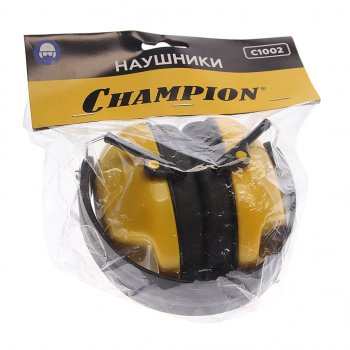 399 р. Наушники защитные противошумные складные CHAMPION CHAMPION c1002  с доставкой в г. Кемерово. Увеличить фотографию 2