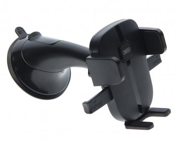 499 р. Держатель телефона универсальный черный XO XO c120 black  с доставкой в г. Кемерово. Увеличить фотографию 1