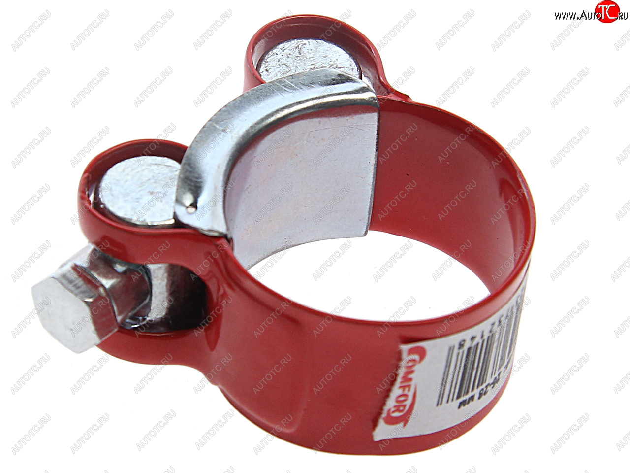 112 р. Хомут силовой d=026-028 (27) красный COMFORT COMFORT c.26-28.plr  с доставкой в г. Кемерово