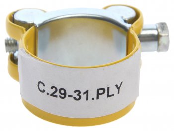 105 р. Хомут силовой d=029-031 (30) желтый COMFORT COMFORT c.29-31.ply  с доставкой в г. Кемерово. Увеличить фотографию 2