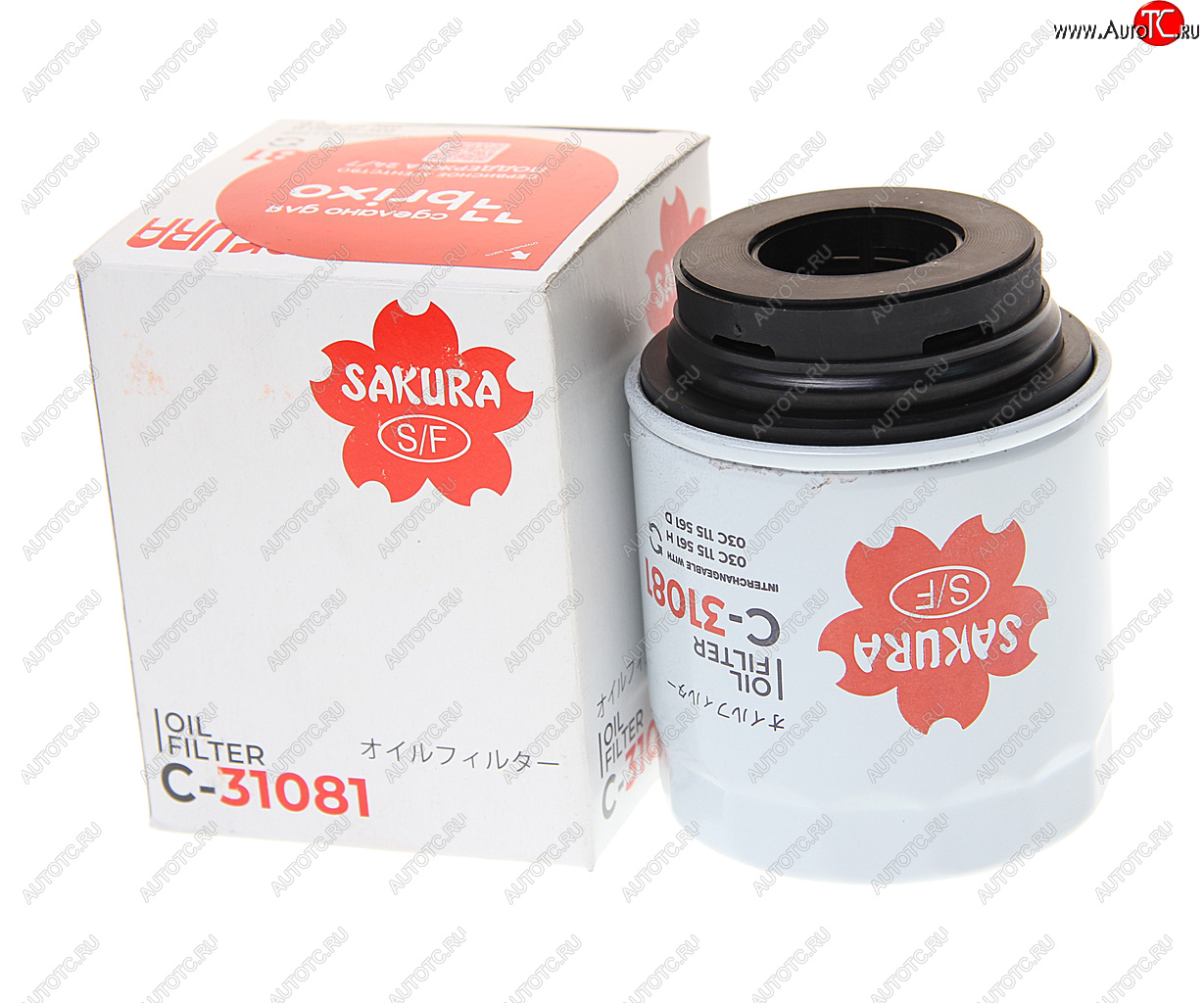 729 р. Фильтр масляный VW AUDI SEAT SKODA (1.21.4 TSITFSIFSI 1.6) SAKURA SAKURA c31081  с доставкой в г. Кемерово