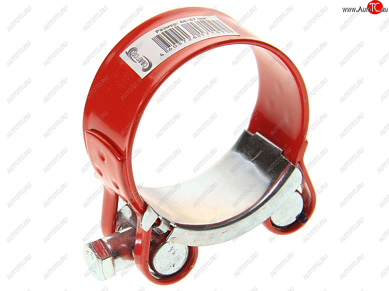 142 р. Хомут силовой d=044-047 (45) красный COMFORT COMFORT c.44-47.plr  с доставкой в г. Кемерово