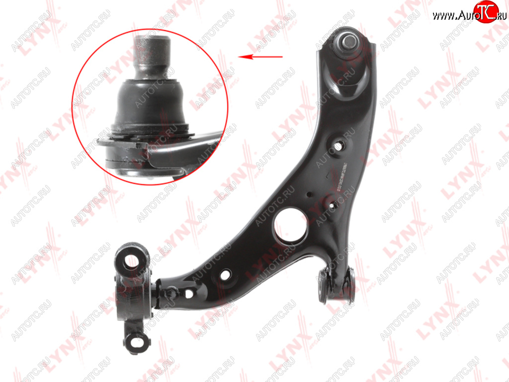 7 349 р. Рычаг подвески MAZDA CX-5 (2WD) передней нижний левый LYNX LYNX c5741l  с доставкой в г. Кемерово