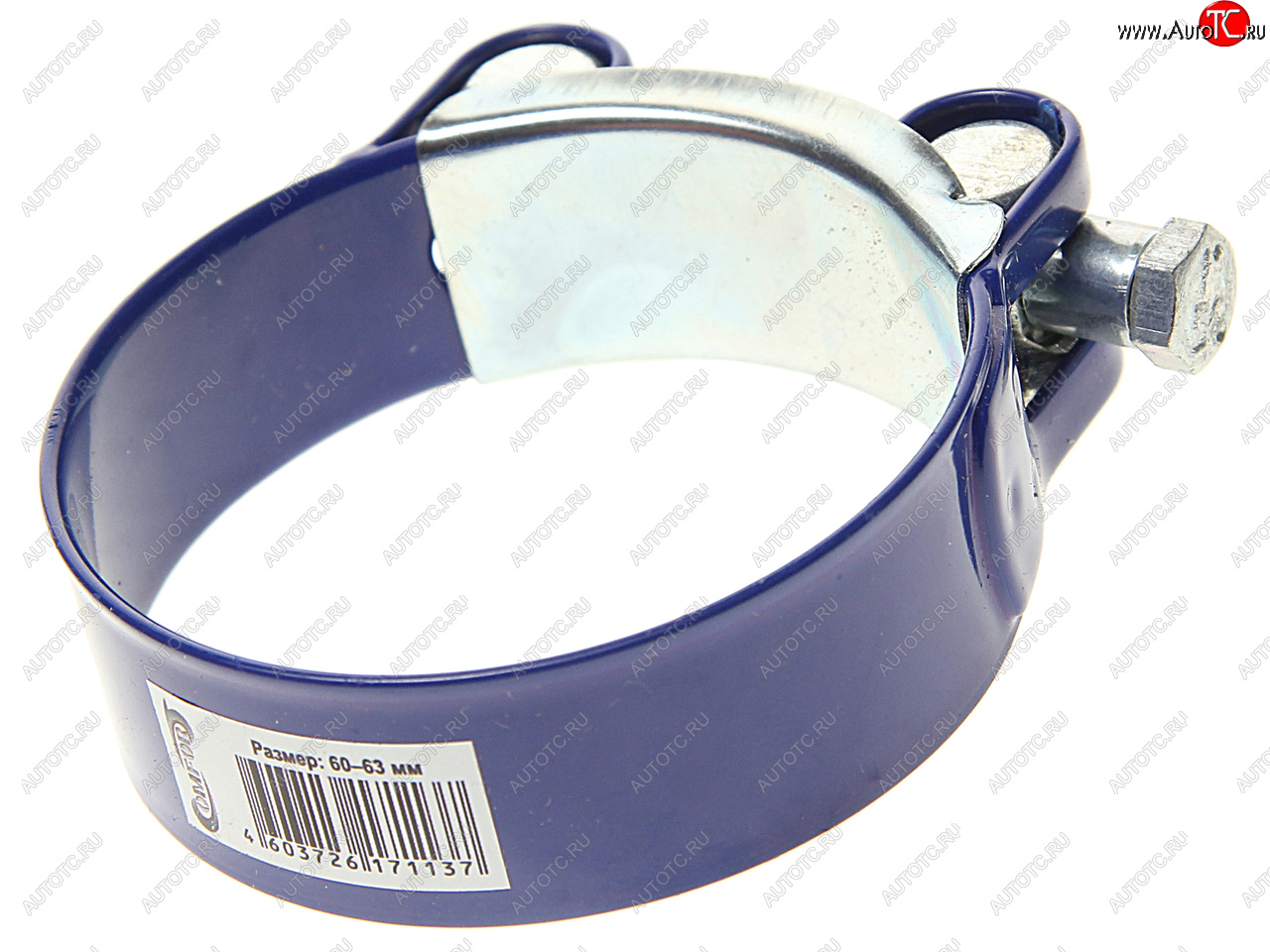 171 р. Хомут силовой d=060-063 (61) синий COMFORT COMFORT c.60-63.pl  с доставкой в г. Кемерово