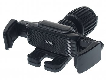899 р. Держатель телефона на дефлектор черный XO XO c95 black  с доставкой в г. Кемерово. Увеличить фотографию 1