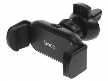 519 р. Держатель телефона на дефлектор HOCO HOCO ca108 black  с доставкой в г. Кемерово. Увеличить фотографию 1