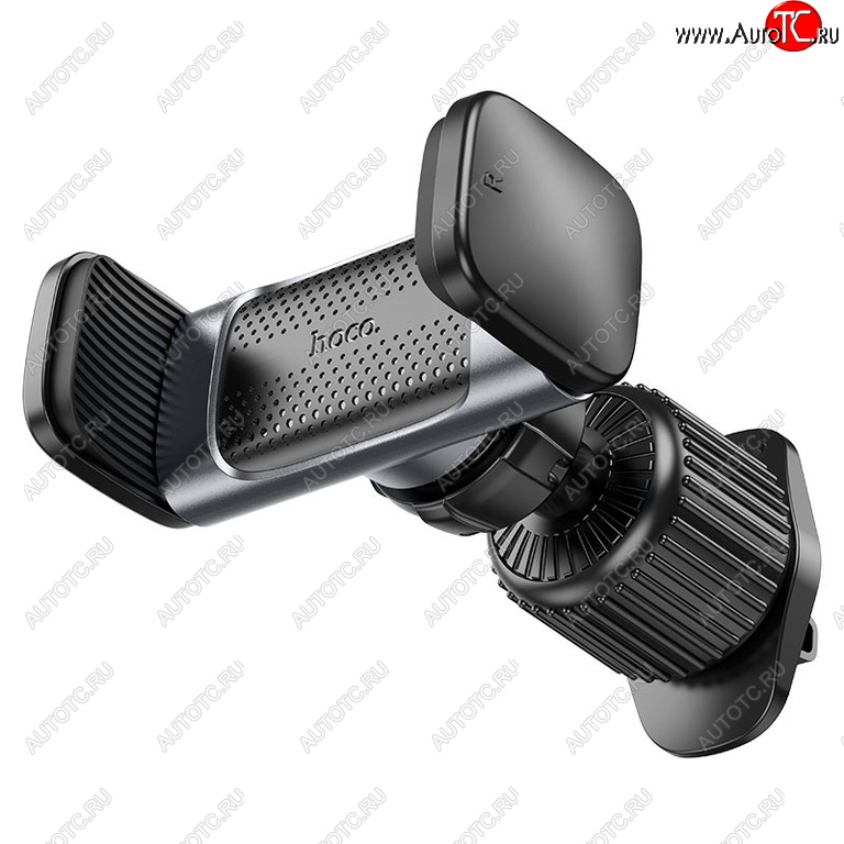 399 р. Держатель телефона на дефлектор черный HOCO HOCO ca110 black metal gray  с доставкой в г. Кемерово