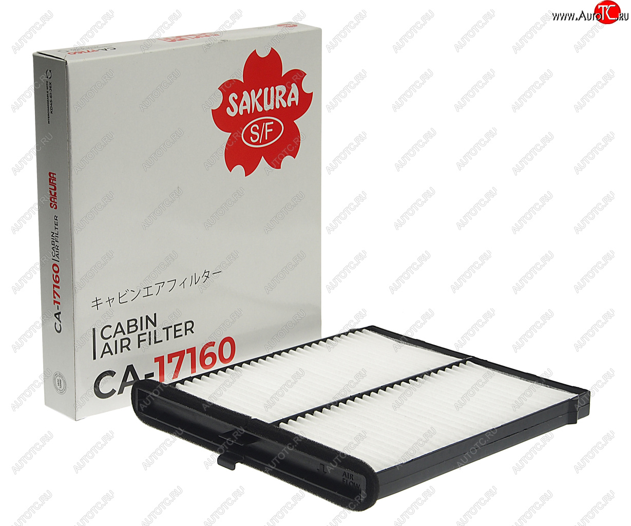 999 р. Фильтр воздушный салона MAZDA 3 (13-),6 (12-),CX-5 (11-) SAKURA SAKURA ca17160  с доставкой в г. Кемерово