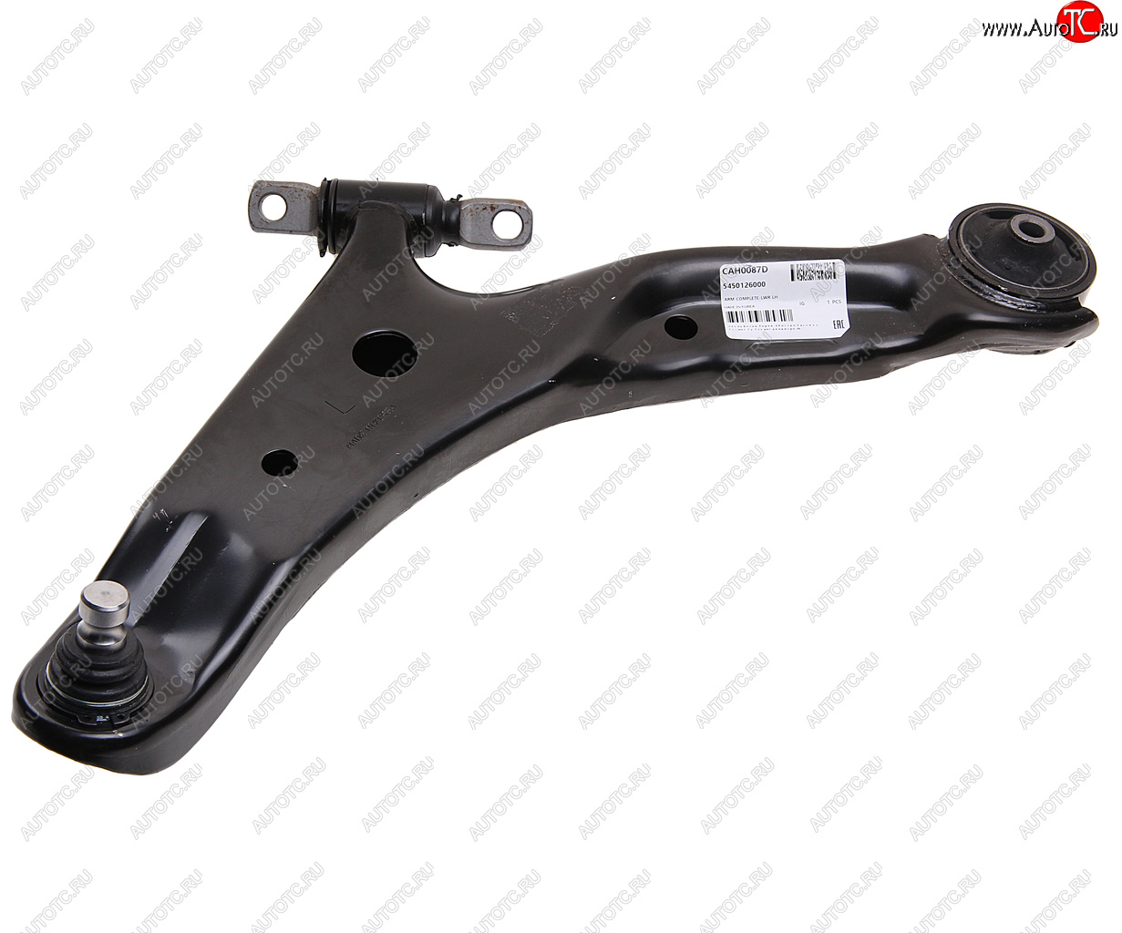 5 299 р. Рычаг подвески HYUNDAI Santa Fe (00-) передней нижний левый MANDO MANDO cah0087d  с доставкой в г. Кемерово