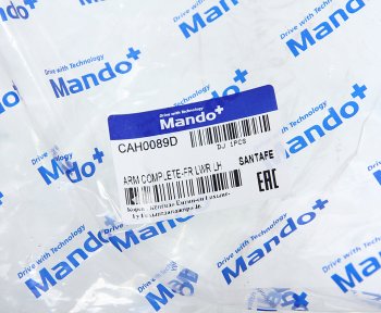 8 199 р. Рычаг подвески HYUNDAI Santa Fe (07-) передней нижний левый MANDO MANDO cah0089d  с доставкой в г. Кемерово. Увеличить фотографию 5