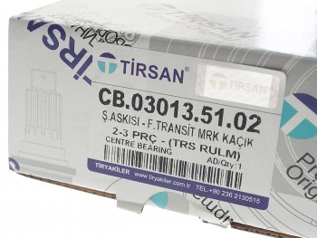 1 799 р. Подшипник подвесной FORD Transit вала карданного TIRSAN TIRSAN cb030135102  с доставкой в г. Кемерово. Увеличить фотографию 4
