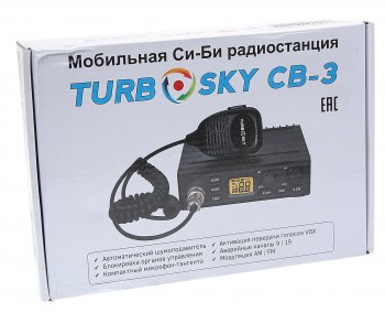 8 899 р. Радиостанция автомобильная TURBOSKY TURBOSKY cb-3  с доставкой в г. Кемерово. Увеличить фотографию 3