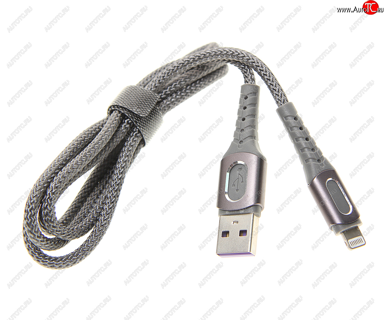 248 р. Кабель iPhone (5-) 1м WIIIX WIIIX cb-450-u8(1.0)-cobra-gy WIIIX cb-450-u8(1.0)-cobra-gy  с доставкой в г. Кемерово